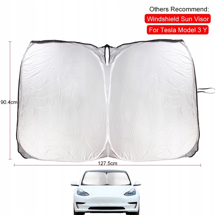 PARA TESLA MODELO Y 2019-2022 TAPONES PRZECIWSLONECZ 