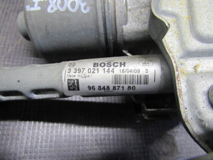 MÉCANISME ESSUIE-GLACES PETIT MOTEUR DROIT AVANT PEUGEOT 3008 I 09-13R 339702114