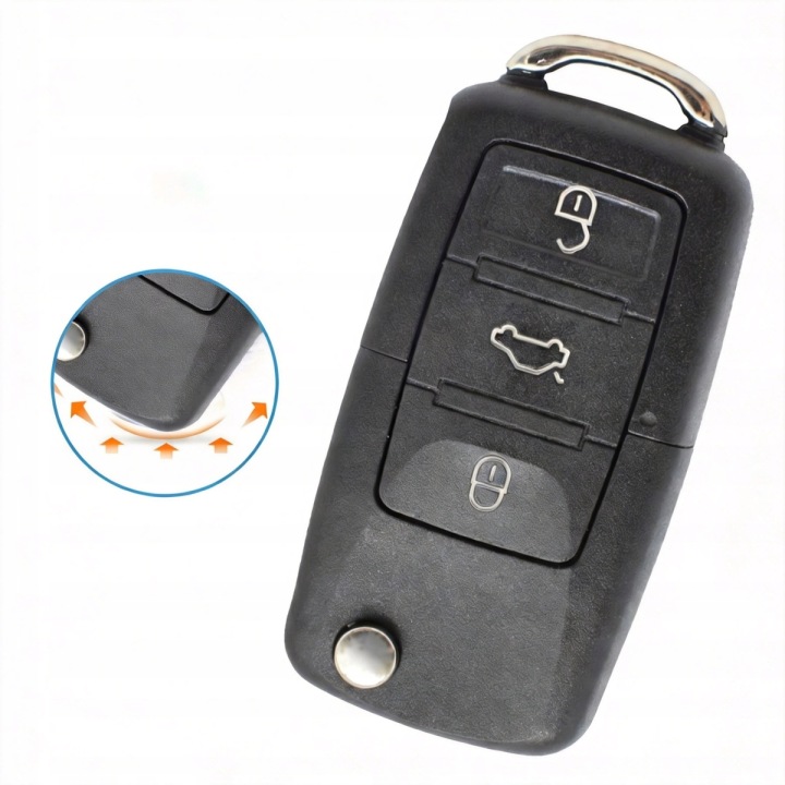 PIÈCE CLÉ AVEC ÉLECTRONIQUE TÉLÉCOMMANDE VERS VW GOLF PASSAT B5 SKODA SEAT 1J0959753DA