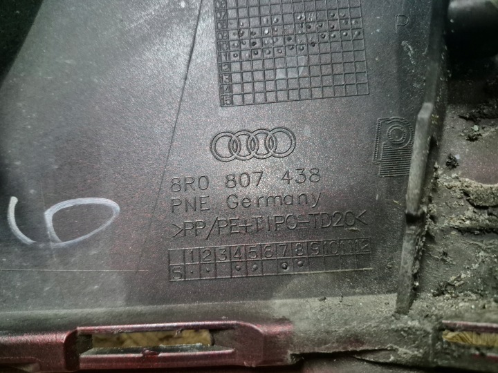 AUDI Q-5 Q 5 8R ANGLE PARE-CHOCS AVANT AVANT DROIT