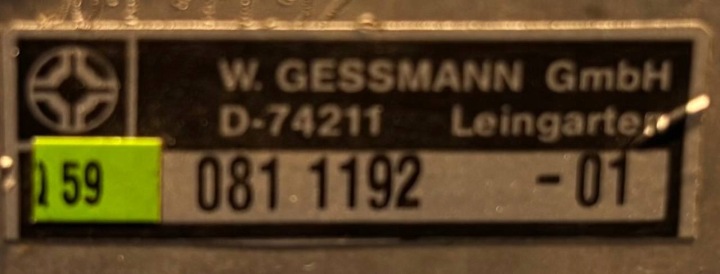 W.GESSMANN V5 JOYSTICK 10A 250 V AC