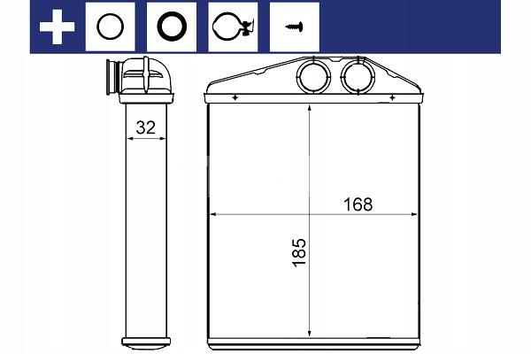 MAHLE CALENTADOR CADILLAC BLS FIAT CROMA OPEL SIGNUM VECTRA C VECTRA 