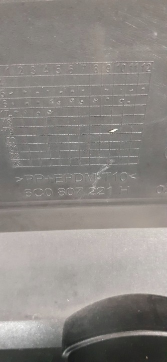 VOLKSWAGEN POLO GTI PARE-CHOCS AVANT AVANT 6C0807221H