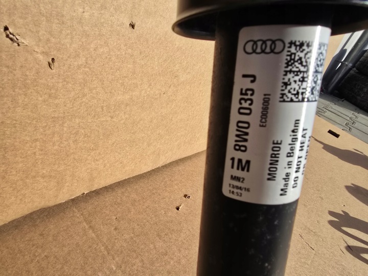 AUDI A4 B9 A5 F5 SUSPENSION DROIT LEVIER AMORTISSEUR QUATTRO 25KM 4X4