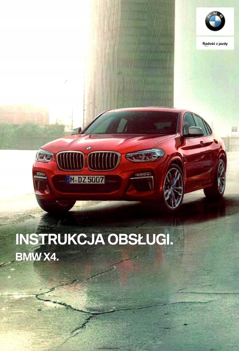 BMW X4 G02 POLSKA MANUAL MANTENIMIENTO 2018-KOLOR.. 