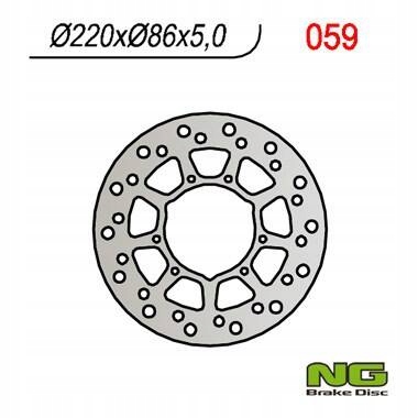 DISC YAMAHA XTZ NG BRAKE DISC NG059 photo 1 - milautoparts-fr.ukrlive.com