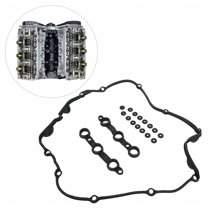 KIT JOINTS D'ÉTANCHÉITÉ COUVERCLES SOUPAPE CAOUTCHOUC 11121437395 POUR E46 325TI M6