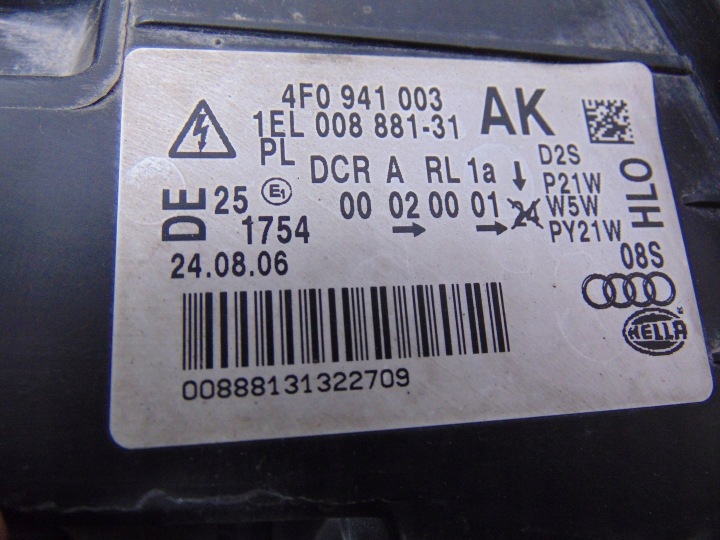 PHARE GAUCHE AVANT AUDI A6 C6 XÉNON EUROPE 4F0941003AK