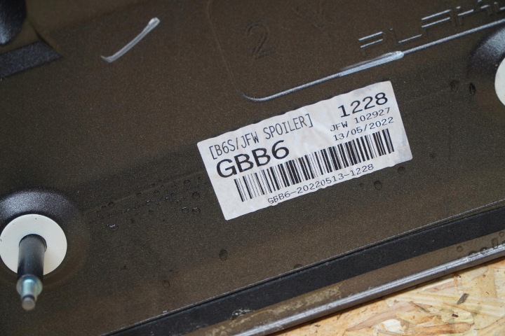 SPOILER SPOILER COUVERCLES DE COFFRE ARRIÈRE 87210-N7000 B6S TUCSON IV 20-