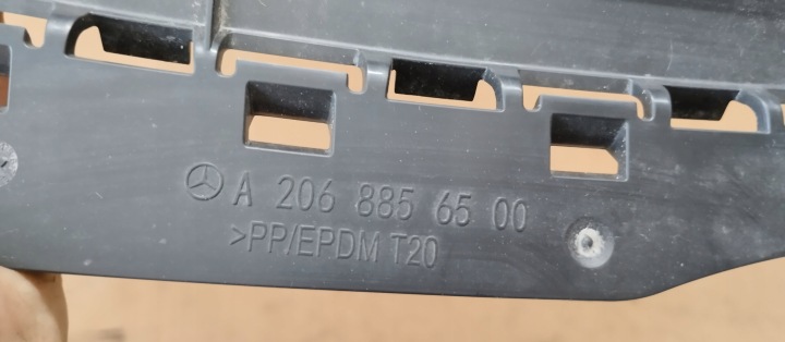 GLISSIÈRE PARE-CHOCS ARRIÈRE MERCEDES C CLASSE W206 UNIVERSEL 23R ENSEMBLE A2068856500