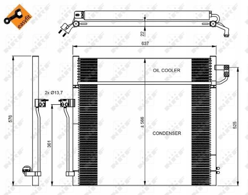 CONDENSADOR NRF 350080 