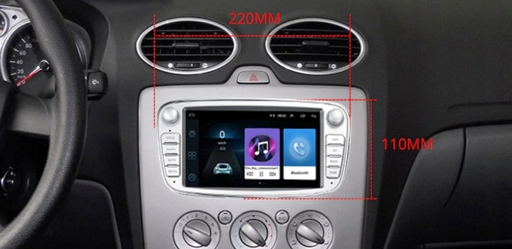 RADIO 2 DIN FORD MONDEO FOCUS GALAXY S-MAX 2 GAS-GASOLINA 