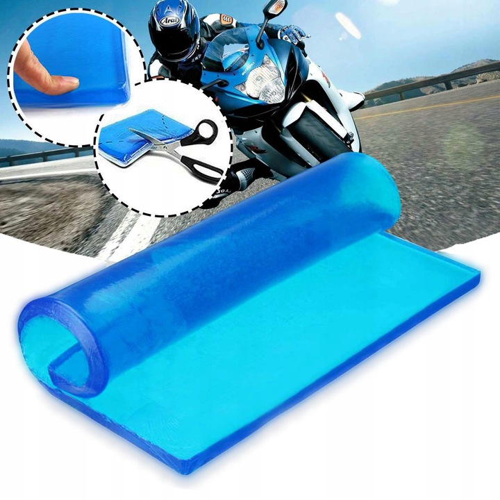 ALFOMBRILLA DE GEL ASIENTO MOTOCYKLA PIEZA INSERTADA DIY 25X25 