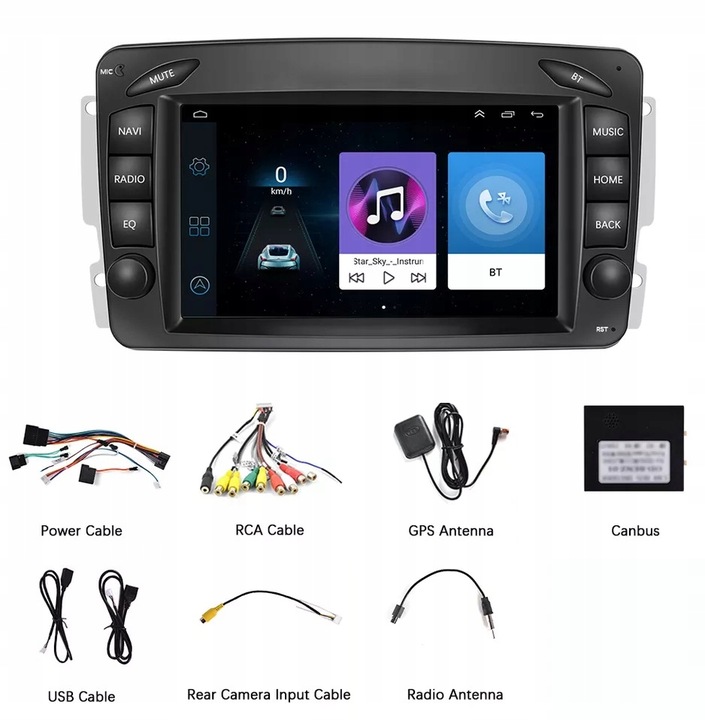 RADIO GPS ANDROID MERCEDES W203 W639 W209 