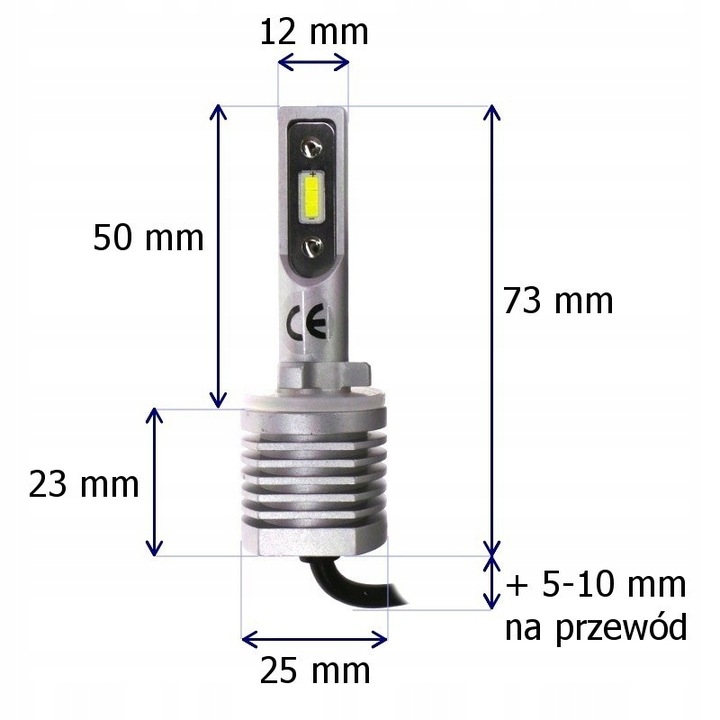 LUCES DIODO LUMINOSO LED 881 885 886 12V 24V 4000LM DE VIAJE 