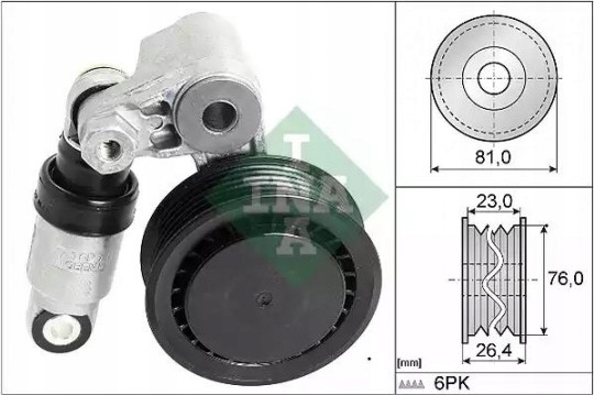 TENDEUR COURROIE VW T4 05.98 2,5TDIINA 534001110