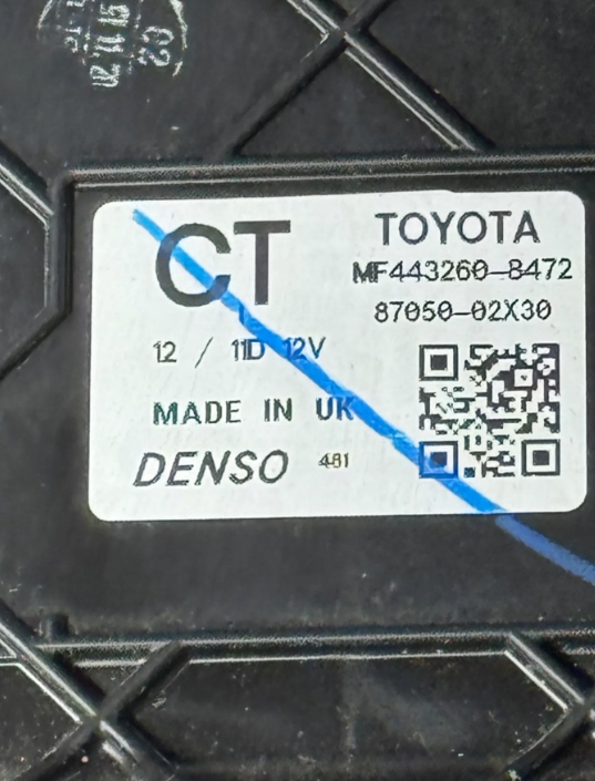 TOYOTA COROLLA E21 CHAUFFAGE COMPLÈTE 87050-02X30 MF443260-8472