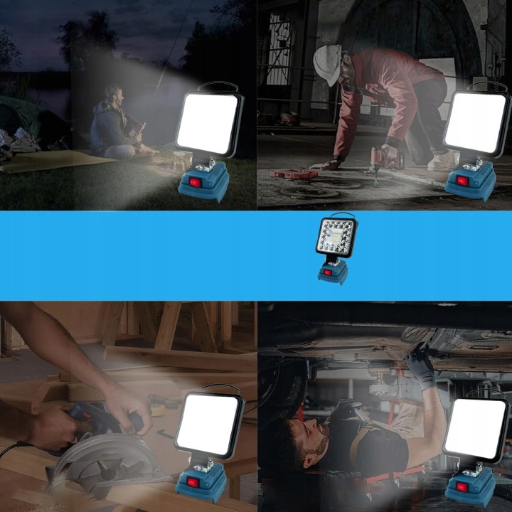 4-CALOWY PROJECTEUR OUVRIER LED AVEC PRZELACZNIKIEM I DOUBLE USB 48W