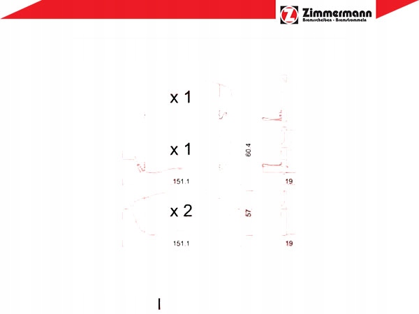 PLAQUETTES FREIN ZIMMERMANN 24638.190.1 45022SWWG01