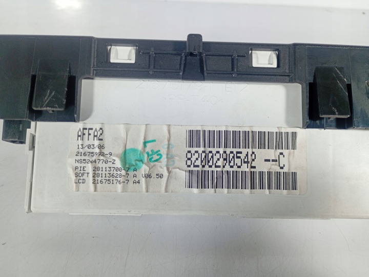 RENAULT MEGANE II 2 03-09 ÉCRAN MONITEUR OE 8200290542