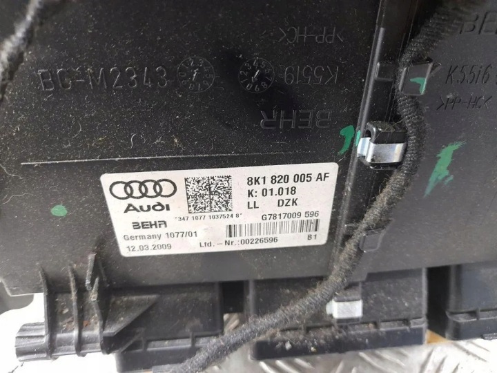 CHAUFFAGE AUDI Q5 (8R) 8K1820005AF 3.2L GASOLINE 2009