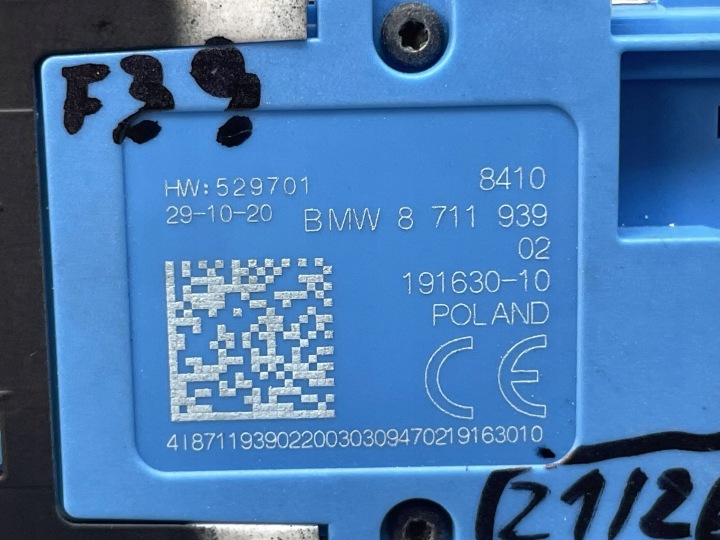 BMW OE 8711939 2 PIÈCES F39 TRANSMISSION GNIADO RACCORD USB