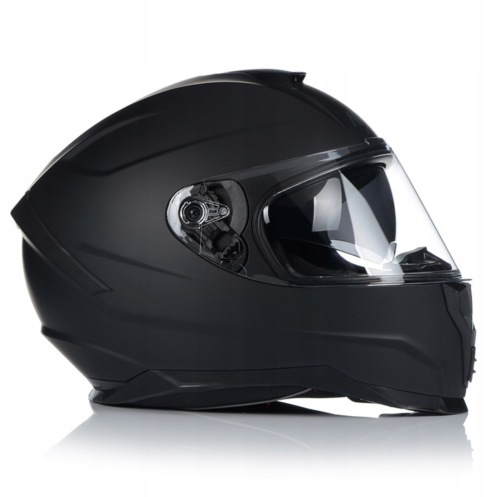 CASCO PARA MOTOCICLETA NAXA F28/B NEGRO MATT + TAPAOBJETIVO 