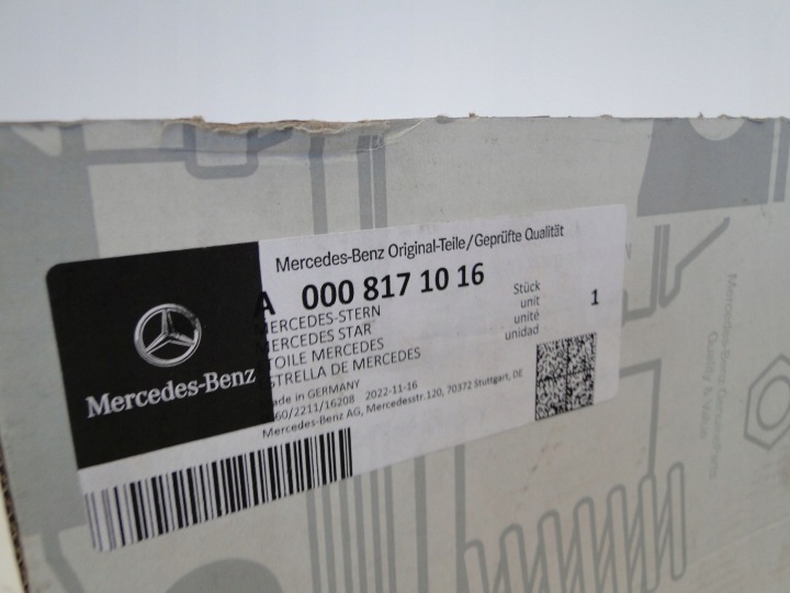 MERCEDES B CLASSE 242 W242 ÉTOILE EMBLÈME DANS GRILLE