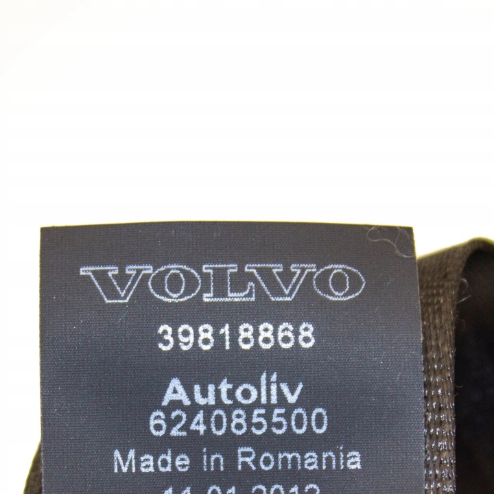 VOLVO V60 2013 GAUCHE CÔTÉ CEINTURE DE SÉCURITÉ SIÈGES ARRIÈRE