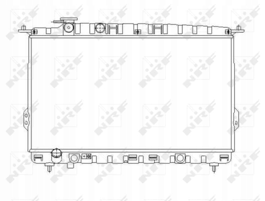 NRF 53642 CHLODNICA, SYSTÈME REFROIDISSEMENT DE MOTEUR 53642 NRF 53642 photo 6 - milautoparts-fr.ukrlive.com