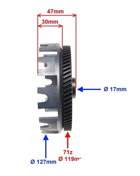 CORBEILLE ADHÉRENCE EMBRAYAGE MINARELLI AM6 YAMAHA