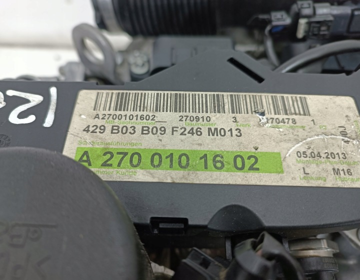 MOTEUR COMPLET MERCEDES W176 W246 C117 1.6 CGI 270910 270 910