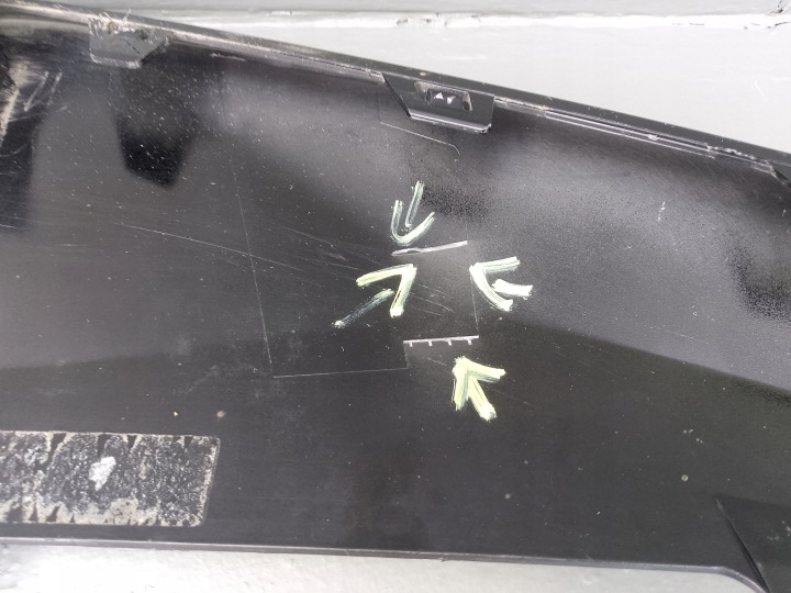 KIA EV6 GT-LINE 2021- SPOILER PARE-CHOCS AVANT MOULURE 86512-CV200