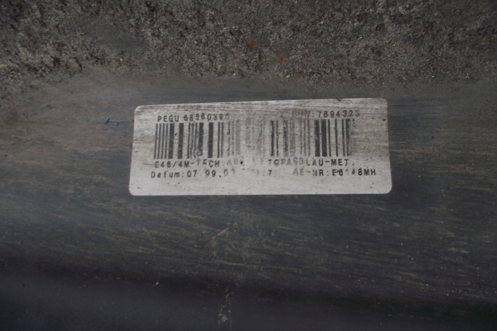 REVÊTEMENT MOULURE GAUCHE SEUIL SEUIL SEUIL BMW E46 BERLINE UNIVERSEL MODULE 364