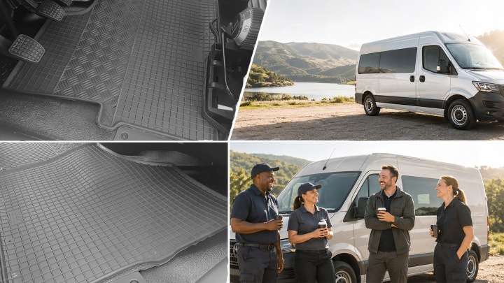SPACETOURER ZAFIRA LIFE TRAVELLER PROACE VERSO 24- 3OS TAPIS DE SOL CAOUTCHOUC