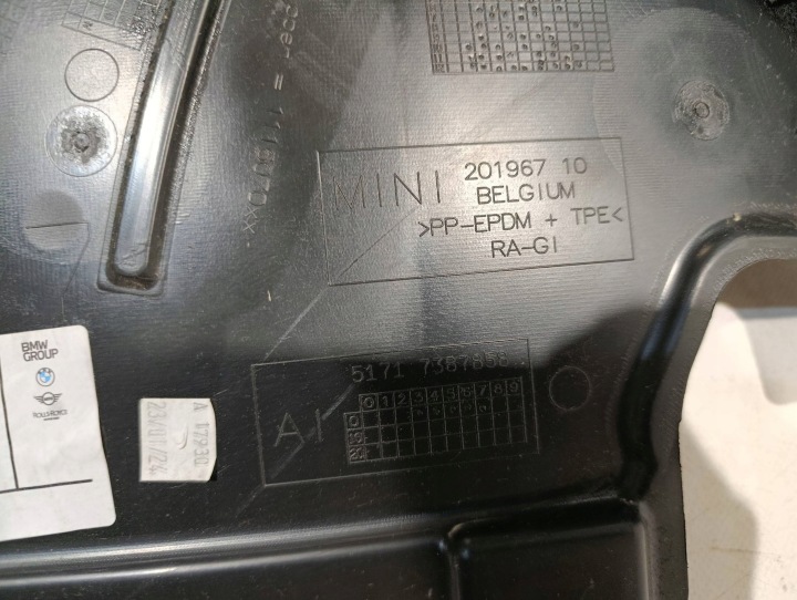 PASSAGE DE ROUE AVANT DROIT MINI COOPER F56 F57 LCI 7387858