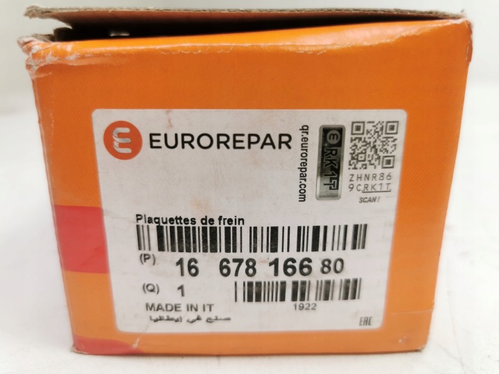PLAQUETTES FREIN ARRIÈRE ASTRA-K EUROREPAR 1667816680