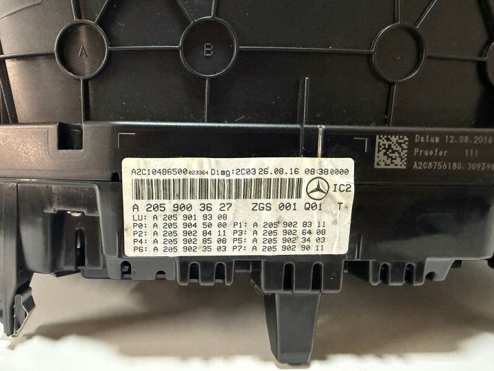 MERCEDES W305 C300 16- USA COMPTEUR APPAREILS COMPTEUR DE VITESSE A2059003627