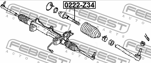 BARRA KIEROWNICZY FEBEST PARA INFINITI G 37 