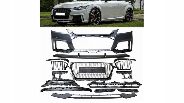 DELANTERO PARAGOLPES SPORT JUEGO CON DE REJILLA DE RADIADOR AUDI TT (FV, 8S) CUPÉ ROADSTER 201 