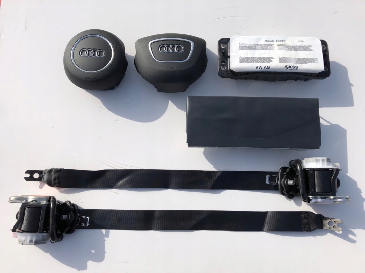 AUDI A3 8V PLANCHE CONSOLE COCKPIT TABLEAU DE BORD ÉTAGÈRE COUSSINS SRS AIRBAG COURROIES NEUF
