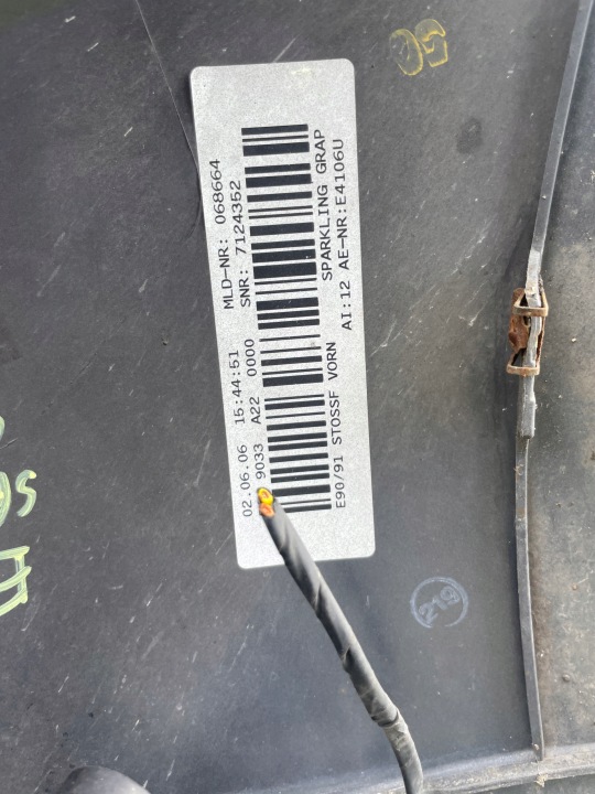 BMW 3 E90 E91 PARE-CHOCS AVANT AVANT COMPLET XÉNON RONDELLES 7058443 A22/7