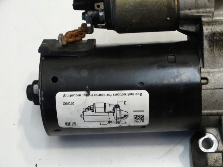 DÉMARREUR 12V BMW 1 F20 2.0 D 2013R. BOSCH 0001148034 174TYS.KM