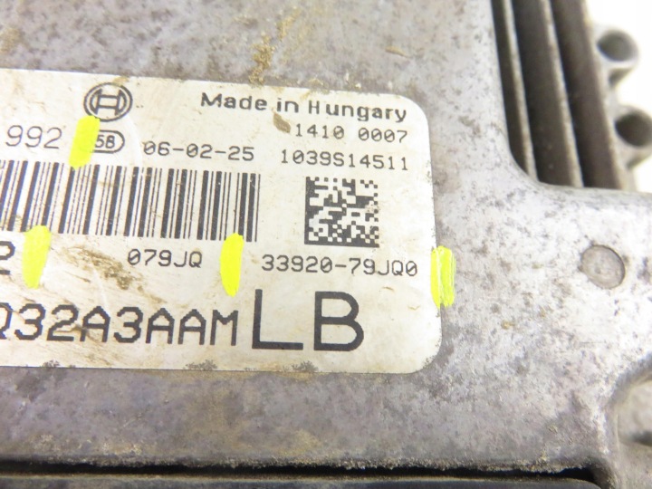 CONTRÔLEUR SUZUKI SX4 1.9 DDIS 55204652 3392079JQ0 0281012992