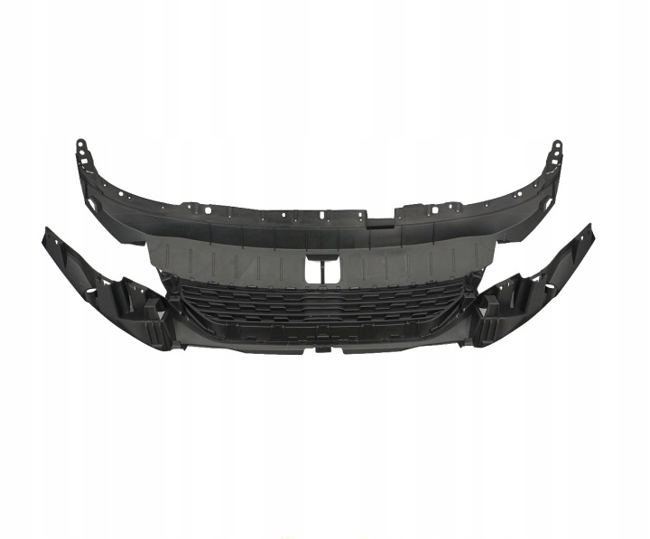 GRILLE CALANDRE VERS PEUGEOT PARTENAIRE 2018-2023 981688680 CENTRALE CHROME NOIR