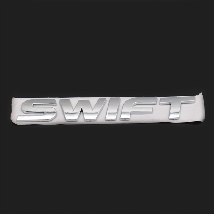 EMBLEMA INSIGNIA SUZUKI SWIFT-SREBRNY 