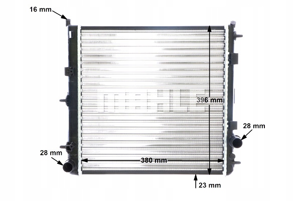 MAHLE RADUADOR DEL MOTOR DE AGUA DS DS 3 CITROEN C2 C2 ENTERPRISE C3 