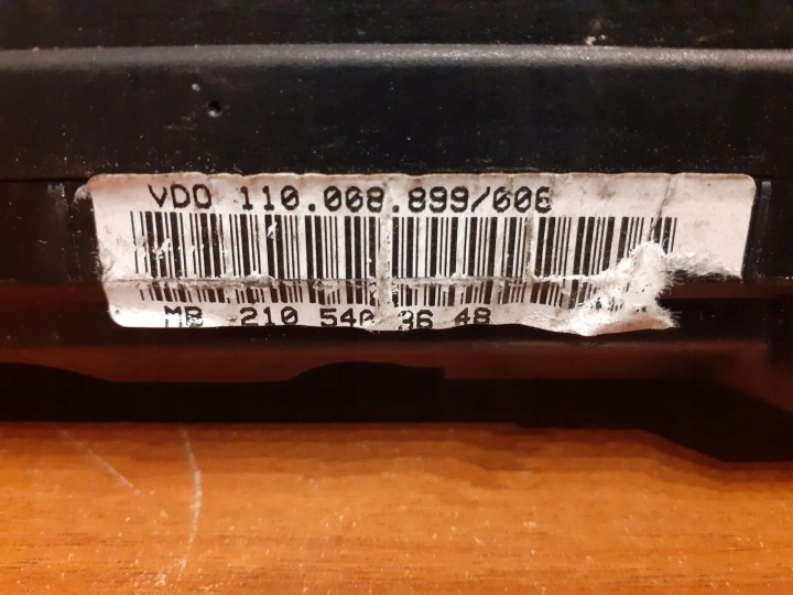 COMPTEUR MERCEDES-BENZ E (W210) 2105403648 1999
