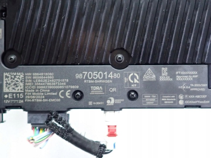 RADIO NAVIGATION NAVI MONITEUR EUROPE 9853114580 OPEL CORSA F 24R