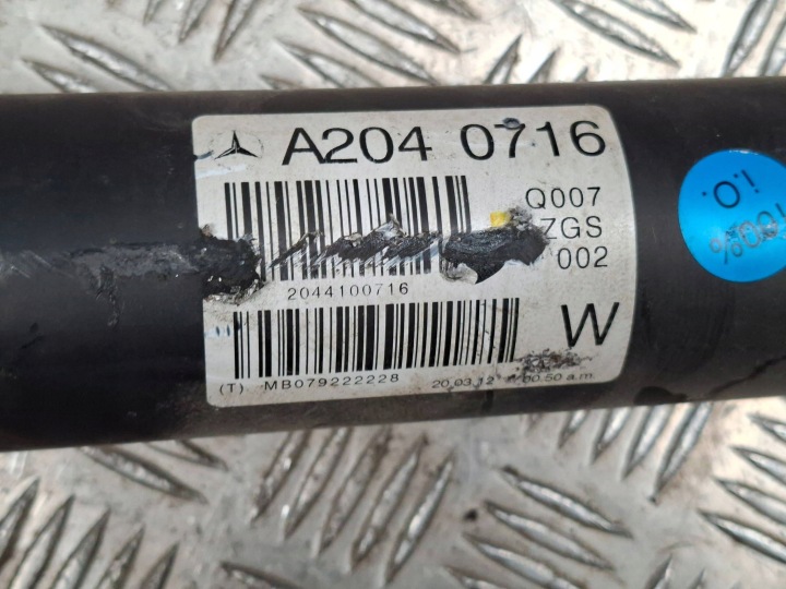 ARBRE DE TRANSMISSION ENSEMBLE MERCEDES-BENZ E C207 W207 A2040716